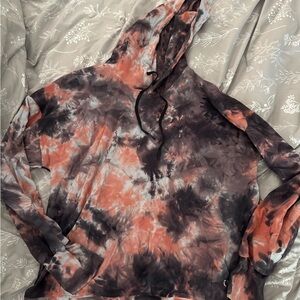 Constantly Varied Gear Black and Pink Tie-Dye Hoodie